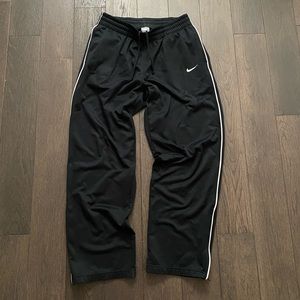 GREY TAG straight leg nike track pants